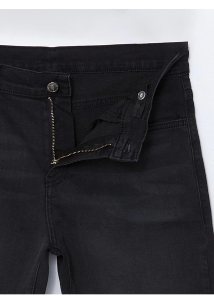 Lcw Kids Siyah Beli Ayarlanabilir Lastikli Erkek Çocuk Jean Pantolon fiyatları