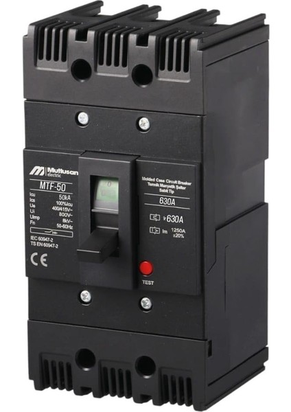630A 3p 50KA Termik Manyetik Şalter - Sabit Tip
