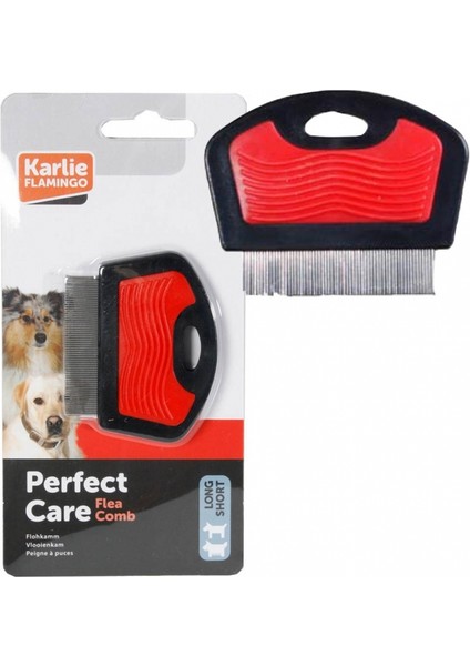 Karlıe Pire Tarağı Kırmızı Siyah 67 cm