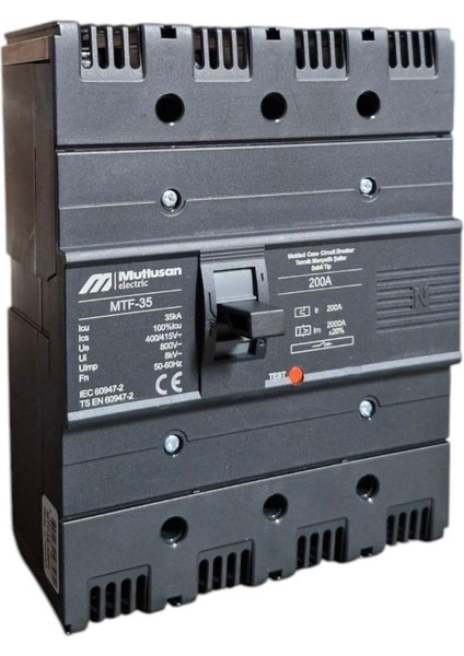 200A 4p 35KA Termik Manyetik Şalter - Sabit Tip