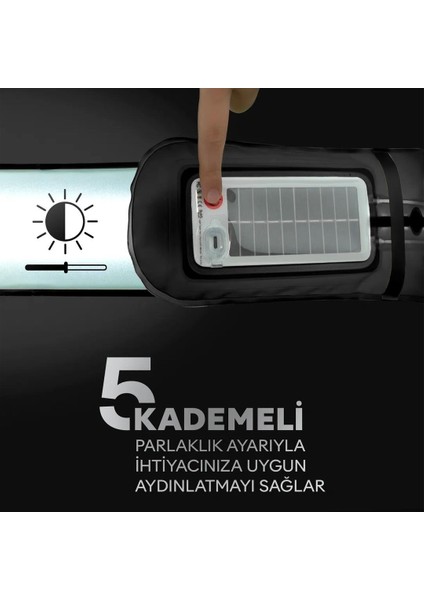 ZMR-385 Katlanır Şişirilebilir Beyaz Ledli Aydınlatma Tüpü USB ve Solar Güneş Enerjisi Şarjlı Armatür Kamp Lambası modelleri
