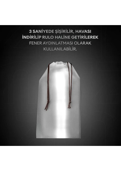 ZMR-385 Katlanır Şişirilebilir Beyaz Ledli Aydınlatma Tüpü USB ve Solar Güneş Enerjisi Şarjlı Armatür Kamp Lambası indirimleri