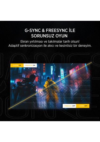 Rion R40 24'' 240Hz 0.5ms Fhd Va Panel Gaming Monitör (Sıfır Ölü Piksel Garantili)