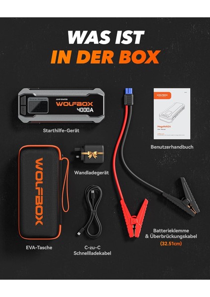 Marş Yardımı Powerbank 4000A 12V, 24000MAH Araç Akü Takviyesi ve LED Fener indirimleri