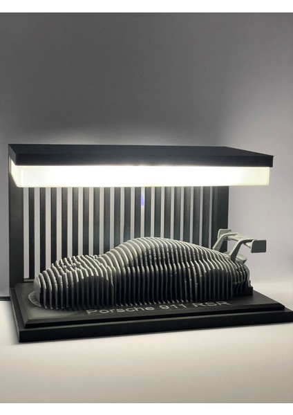 Porsche 911 Rsr LED Işıklı Araba Masa Lamba Dekoru fiyatları