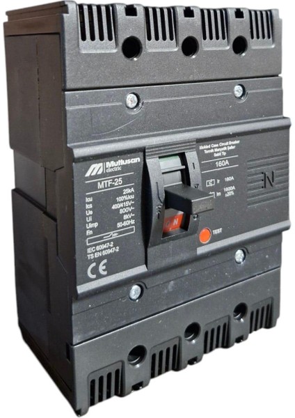 160A 4p 25KA Termik Manyetik Şalter - Sabit Tip
