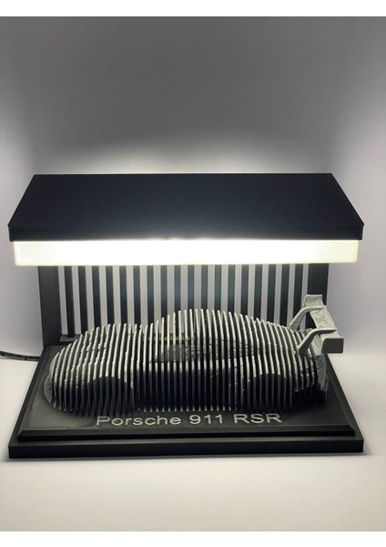 Porsche 911 Rsr LED Işıklı Araba Masa Lamba Dekoru indirimleri