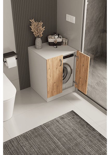 DF03107AC Kapaklı Çamaşır Makinesi Dolabı Çamaşır Alt Modül fiyatları