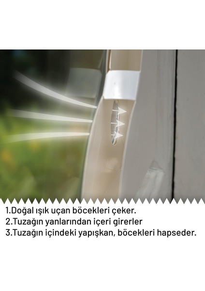 Pencere Tipi Yapışkanlı Iç Alanlar Için, Kullan At Sivrisinek, Karasinek ve Uçkun Tuzağı fırsatları