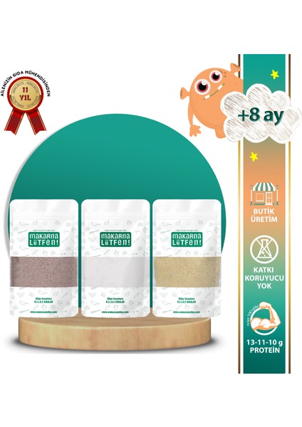 3'lü Avantajlı Muhallebi Seti