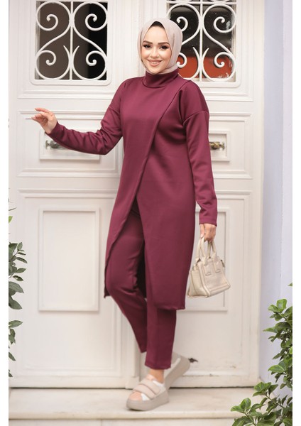 Vişne Tesettür Ikili Takım 80012VSN