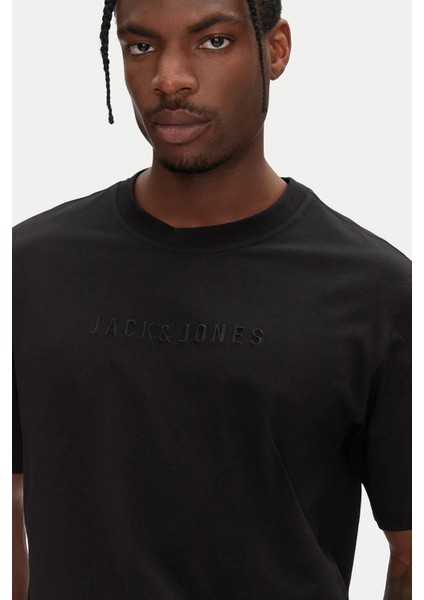 Core Jcorecharge % 100 Pamuk Relaxed Fit Logolu T Shirt Erkek T Shirt 12273070 modelleri