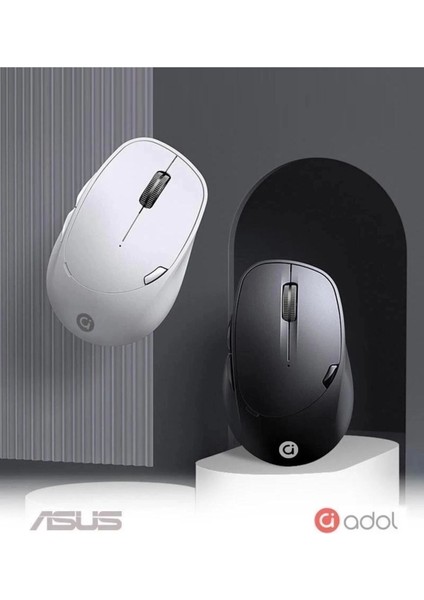 MS012 2,4gh Wireless Bluetooth Kablosuz Mouse Beyaz