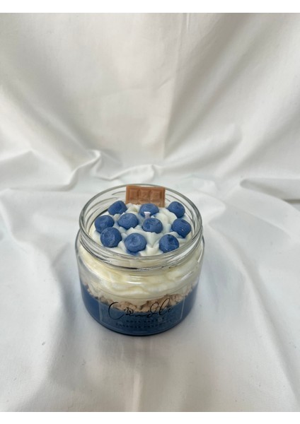 Blueberry Cream Candle Bodrum Mandalinası Kokulu 240 Gram Doğal Soya Mum-El Yapımı modelleri
