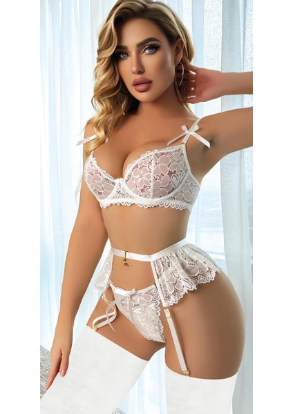 Izabel Kadın Fantazi Gecelık Jartiyer Takımı