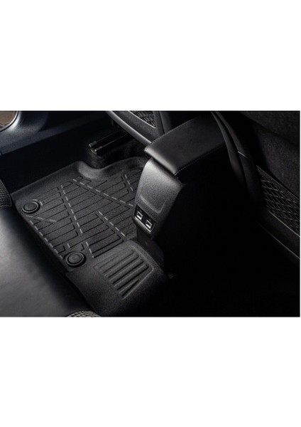 Volvo XC90 2019 Model 5 Koltuk Bagaj Havuzu+4d Araca Özel Havuzlu Paspas Takımıı Rice