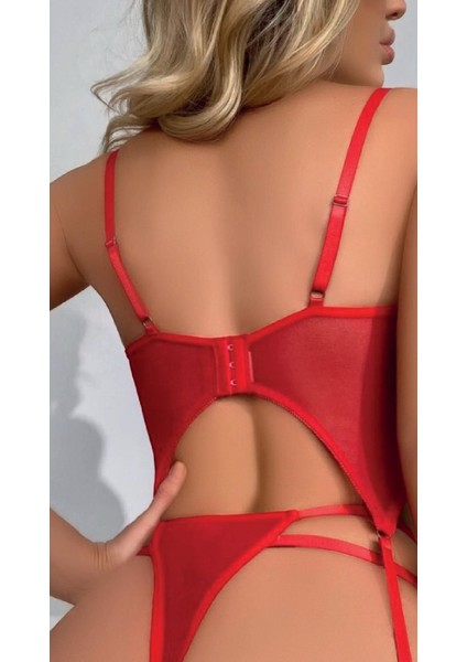 Izabel Kadın Fantazi Gecelık Jartiyer Takımı