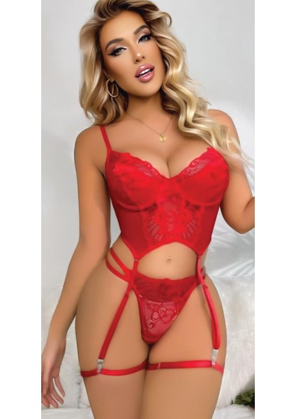 Izabel Kadın Fantazi Gecelık Jartiyer Takımı fiyatları