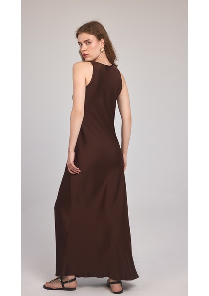 Bella - Saten Maxi Elbise modelleri