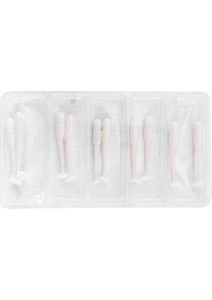 Silikon Kurt Yem - 1,1g 55MM - Fishack Wormix - 1 Adet - Uv - Beyaz - Karides Kokulu fırsatları