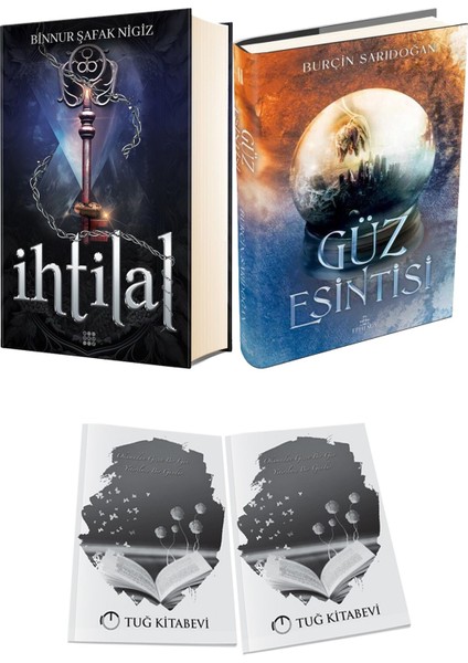 Güz Esintisi 2 Ciltli ve Ihtilal 3 Zerda Ciltli Binnur Şafak Nigiz 2li Set + Hediyeli
