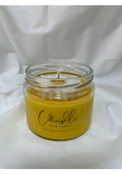 Daisy Glow Bodrum Mandalinası Kokulu 240 Gram Doğal Soya Mumu- El Yapımı
