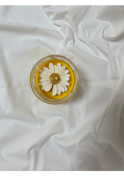 Daisy Glow Bodrum Mandalinası Kokulu 240 Gram Doğal Soya Mumu- El Yapımı fırsatları