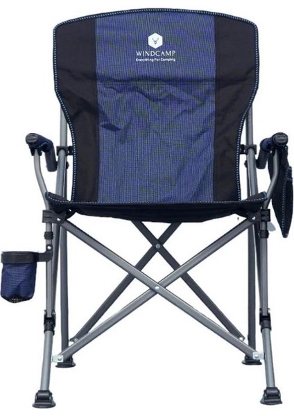 Katlanır Kamp Sandalyesi Lüx Mavi