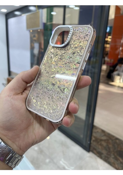 Iphone 15 Kamerası Taşlı Renkli Hologram Kılıf modelleri