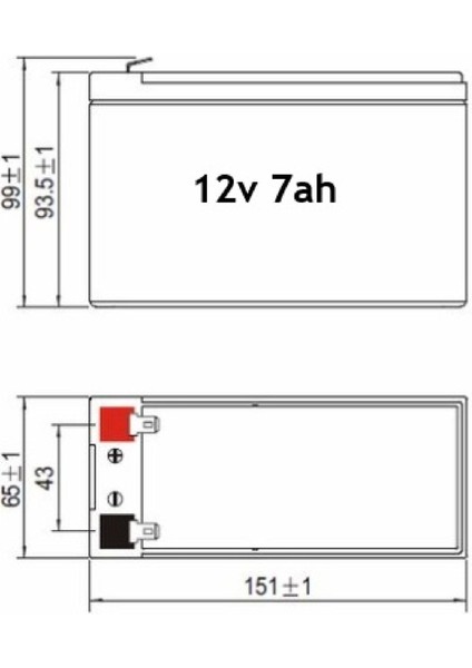 ORN-1272 ,12V/7.2AH Kuru Akü modelleri