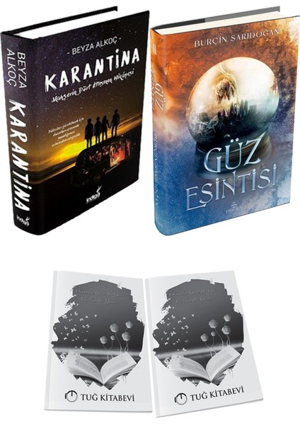 Güz Esintisi 2 Ciltli ve Karantina 1 Ciltli Beyza Alkoç 2li Set + Hediyeli