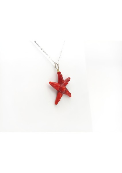 Deniz Yıldızı Kolye Murano Cam El Yapımı fırsatları