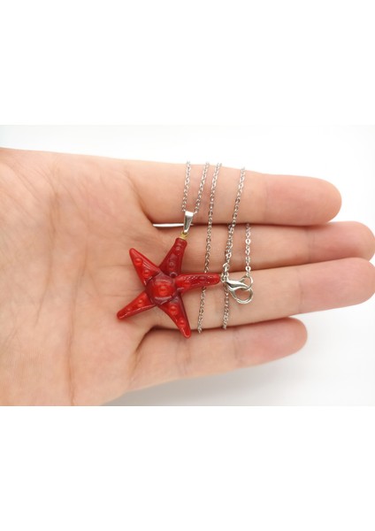 Deniz Yıldızı Kolye Murano Cam El Yapımı fiyatları