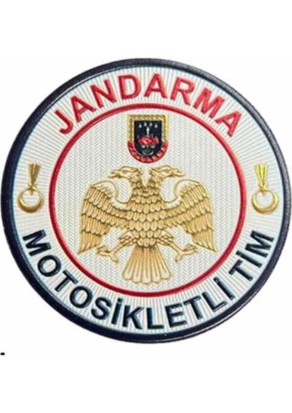 Jandarma Motosiklet Timi 3D ARMASI,2025 Yeni Model Cırtlı,standart Ölçü, Plastik