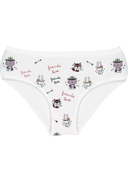 Kız Çocuk Külot 3'lü Baskılı (%96 Pamuk - %4 Elastan) fiyatları