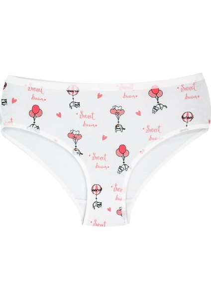 Kız Çocuk Külot 3'lü Baskılı (%96 Pamuk - %4 Elastan) fırsatları