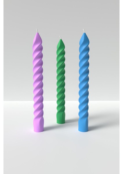 Şamdan Mum Silikon Kalıp M4 - Uzun Burgu Mum Silikon Kalıp M4 , Mum Yapım Malzemeleri 21.2 x 2.6 cm fiyatları