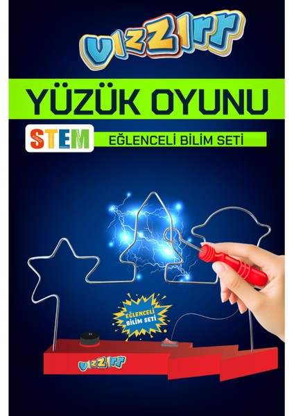 Vızır Elektirikli Yüzük Oyunu Eğlenceli Bilim Seti modelleri