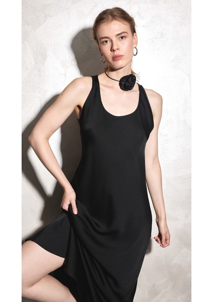 Bella - Saten Maxi Elbise fiyatları