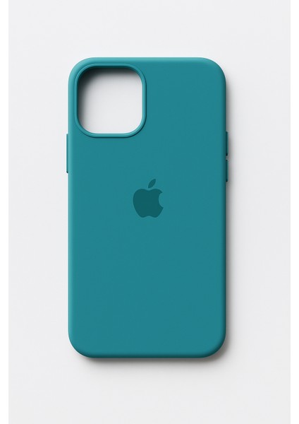 iPhone 15 Pro Max Turkuaz Lansman Kılıf - Apple Logolu, Ince ve Şık Koruma