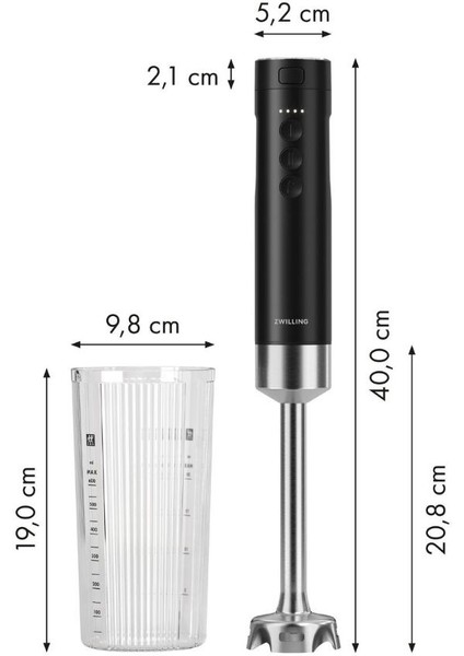 Xtend Kablosuz El Blender Başlangıç Seti Bataryalı Siyah