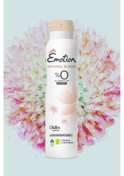 Natural Bloom Kadın Deodorant 3 x 150 ml