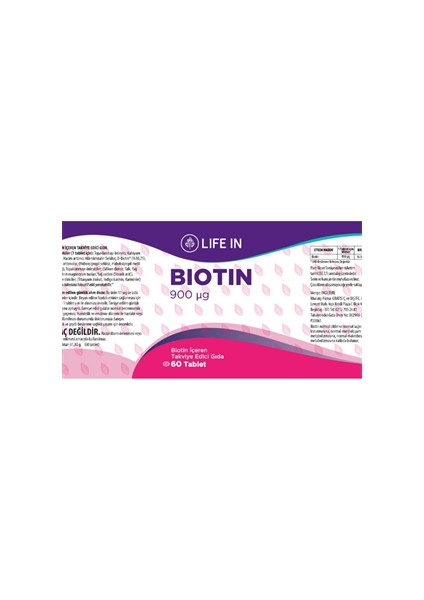 Biotin Tablet – Saç, Cilt ve Tırnak Sağlığına Destek, 5000 Mcg Biotin, 30 Tablet fiyatları
