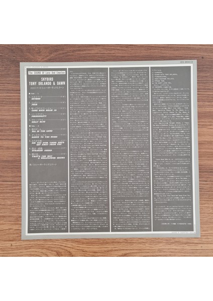 Tony Orlando & Dawn – Skybird modelleri