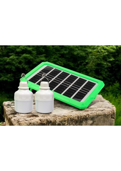 PT-S600 Şarjlı Solar Kamp Seti