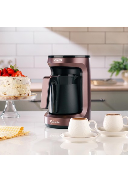 Kahvecim Kahverengi Otomatik Türk Kahve Makinesi