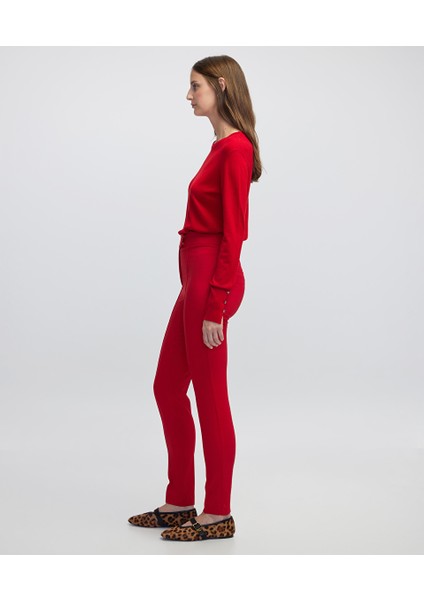 Yüksek Bel Skinny Fit Pantolon IW6250003150034 fiyatları