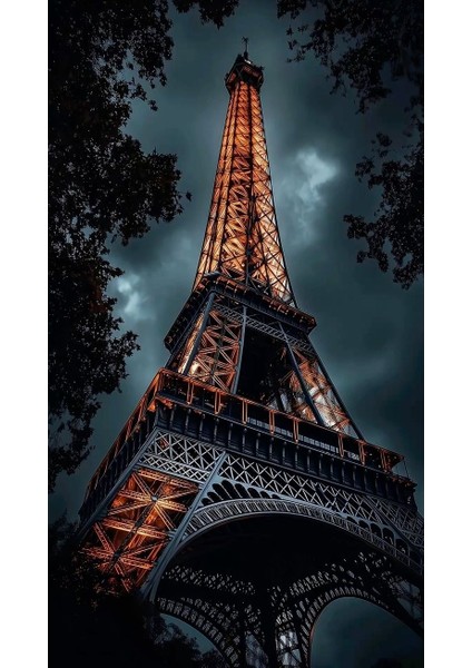 Eyfel Kulesi Ev Duvar Salon Güzelli̇k Salonu Ofi̇s Dükkan Dekarasyon Kanvas Tablo fiyatları