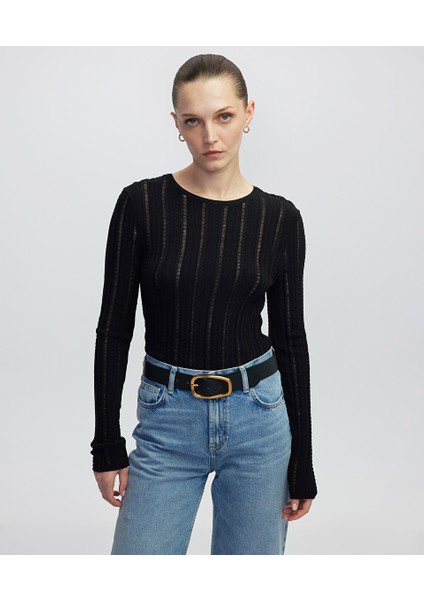 Ajurlu Dar Kesim Triko IW6250050391001