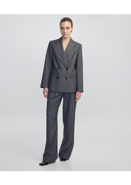 Hotfix Baskılı Kruvaze Blazer IW6250106007126 fiyatları